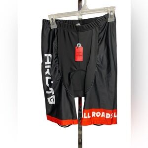 ARLTB all roads link to bike cycling shorts padded rear and crotch size XL NWT